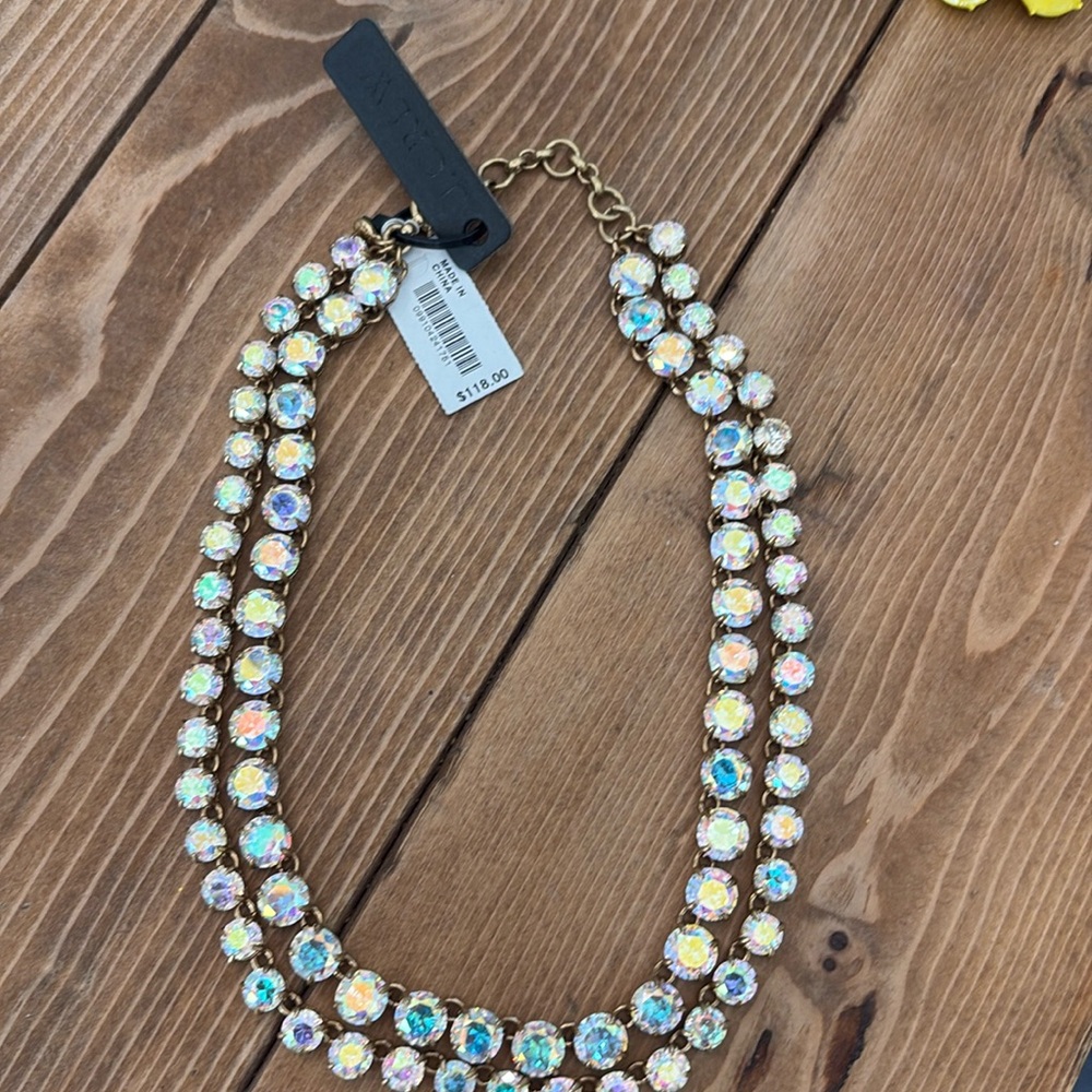 NWT JCrew crystal necklace